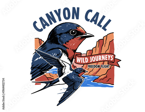 Say yes to adventure. Abstract art. Hill trekking. Mountain adventure vintage print design for t shirt. Wild lake vector artwork design. Explore more.