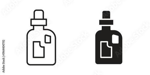 liquid detergent icons vector design template simple and clean