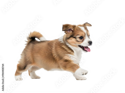 A red fox standing alert in a natural pose