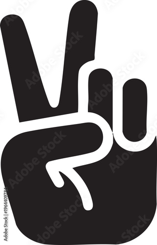 V vector illustration of an abstract symbol