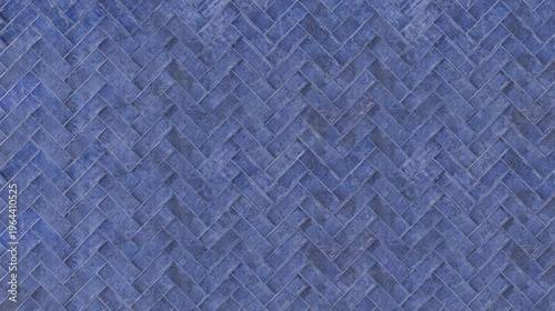 Dark Purple Ceramic Tile Texture Background in Herringbone Layout