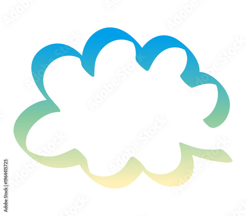 手描きのラインのシンプルなマーカー風吹き出し