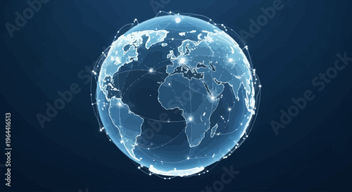 Globe Earth Planet World Map.