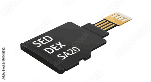 Black SED DEX SA20 memory card.