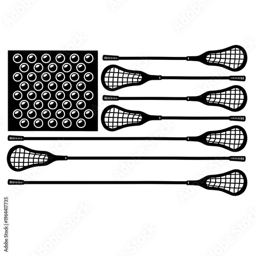 Lacrosse SVG Bundle, Lacrosse Player Silhouette Collection, Lacrosse Stick Helmet Gloves Vector Set, Lacrosse Mom Dad Design Elements for Cricut and Sports Shirt Design