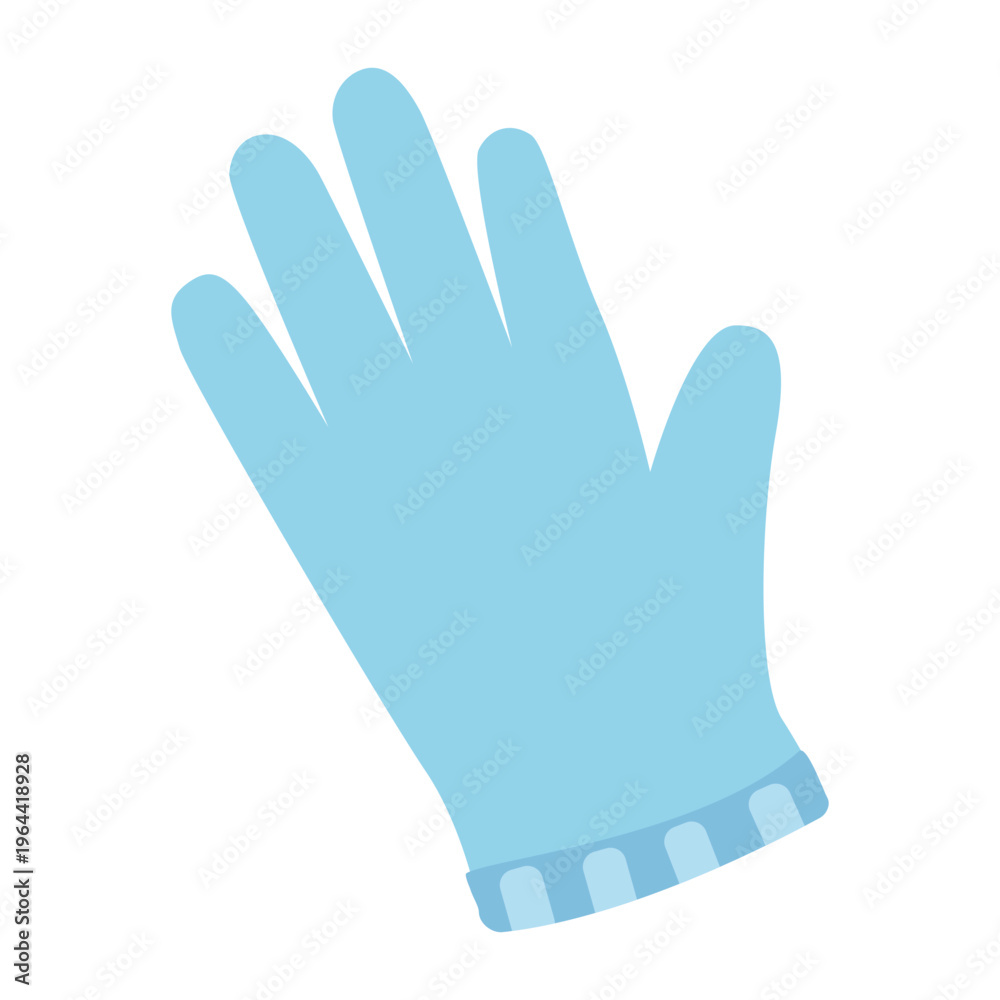 Fototapeta premium Medical Glove – Minimal Healthcare Illustration