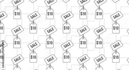 Sale price tags discount labels.