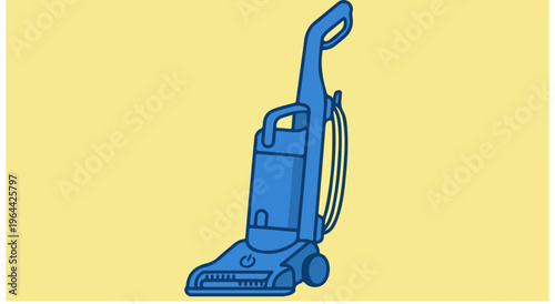 Blue Vacuum Cleaner Machine.