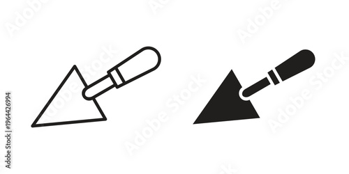 Trowel icons vector design template simple and clean