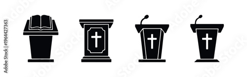 Pest control inspection and insect infestation icon set