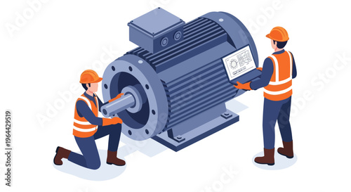 Industrial Electric Motor Maintenance and Repair by Skilled Technicians.