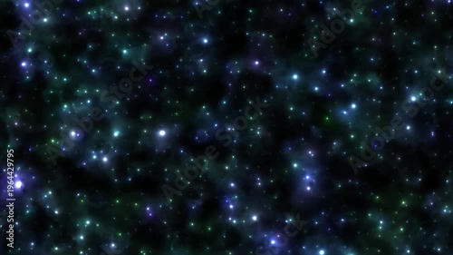 Abstract space animated background