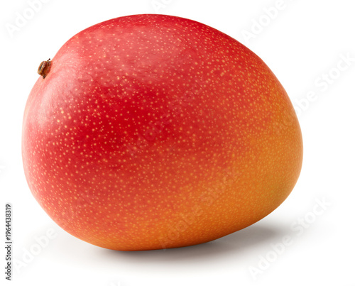 fresh mango isolated on white background. healthy food. clipping path