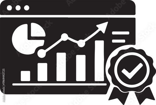 KPI Icon – Vector Illustration