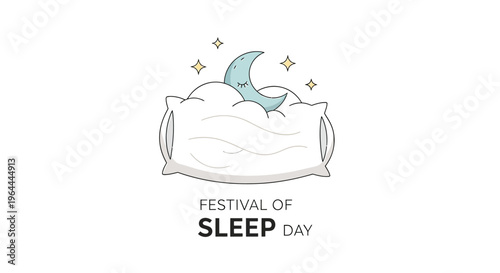 Festival of Sleep Day Concept.