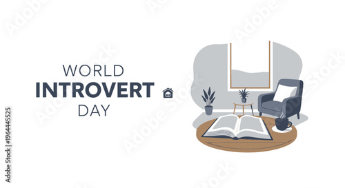 Introvert person sitting alone quietly reading.