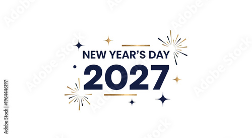 New Year Celebration Fireworks Graphic Design.