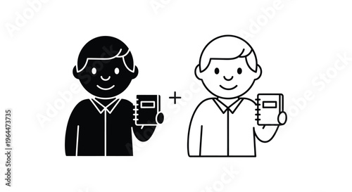 Diverse people together smartphones unity Vector