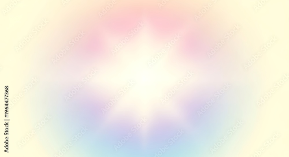 Obraz premium Soft Pastel Gradient with Starburst Light Effect background