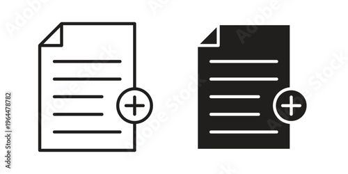Add document icons collection vector design illustration isolated. EPS10