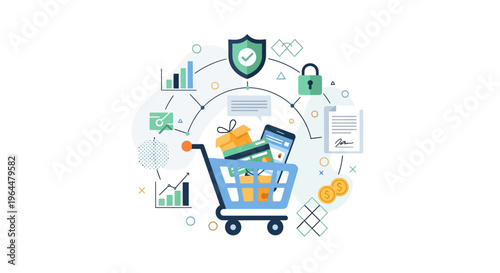 Secure E-commerce Ecosystem: Online Shopping, Payment Security, Business Analytics, and Digital Transactions