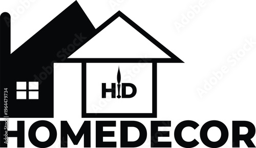real estate logo home decor icon 
