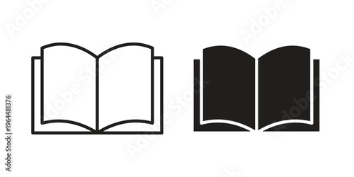 Book icons collection vector design illustration isolated. EPS10