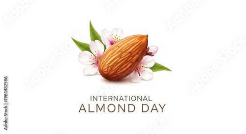 International Almond Day celebration logo.