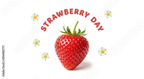 Strawberry Day Fruit Celebration Concept.