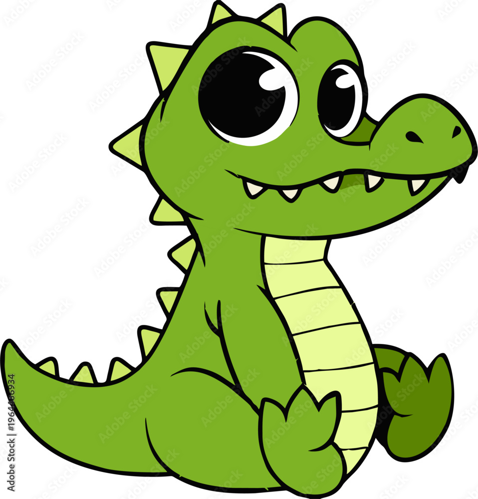 Fototapeta premium Vector of crocodile logo alligator logo design illustration. Wild Animals. Reptile. Easy editable layered vector illustration