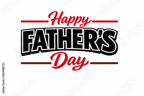 Happy father's day greeting card