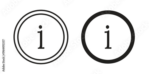 Info icons collection vector design illustration isolated. EPS10