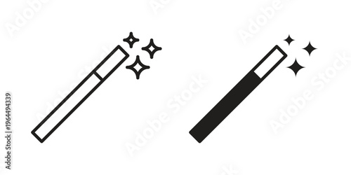 Magic wand icons collection vector design illustration isolated. EPS10
