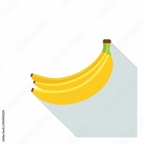 シンプルなバナナのベクターアイコン