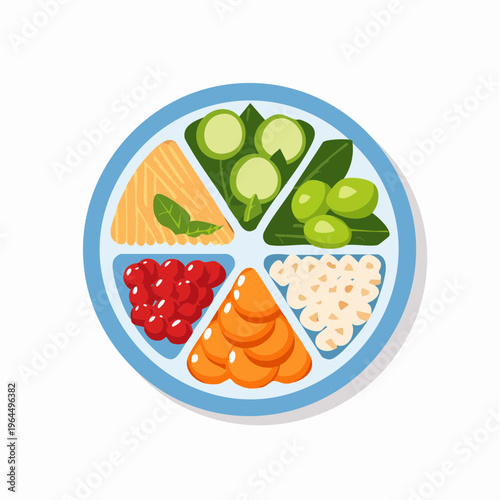 シンプルなお弁当箱のベクターアイコン（和食・ランチ）