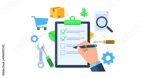 Business Process Checklist: Task Management, Service Operations, Quality Control & Maintenance Planning