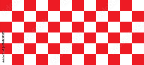 Red white tablecloth pattern lines. Gingham seamless pattern. Christmas backgroound. Strokes texture for textile shirt plaid, tablecloth, cloth, blanket, paper, makeup. Checkered print.