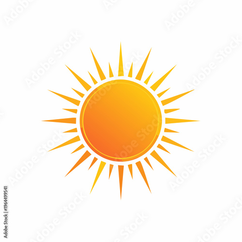 シンプルな日の丸・太陽のベクターアイコン（和風）