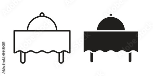 Room service icons collection vector design illustration isolated. EPS10