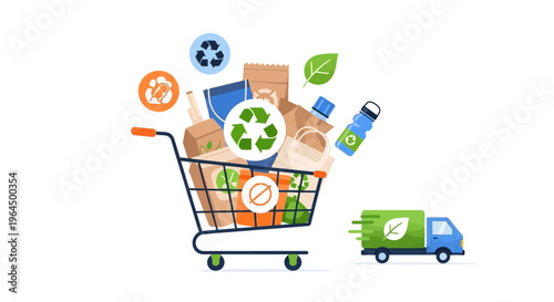 Sustainable Shopping & Green Delivery | Eco-Friendly Products, Recycling, and Responsible Logistics