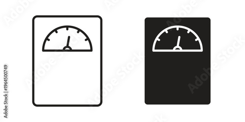 Scale icons collection vector design illustration isolated. EPS10