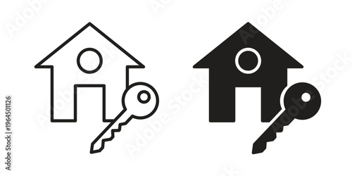 Selling or rent home icons collection vector design illustration isolated. EPS10