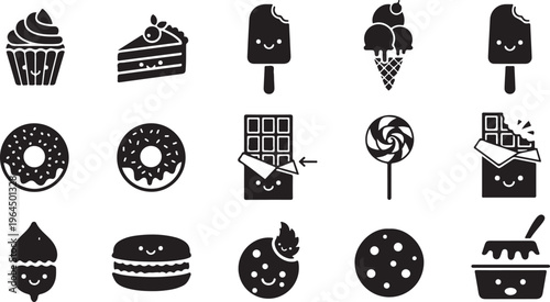 Black and white of various including food clothing and technology pizza sushi