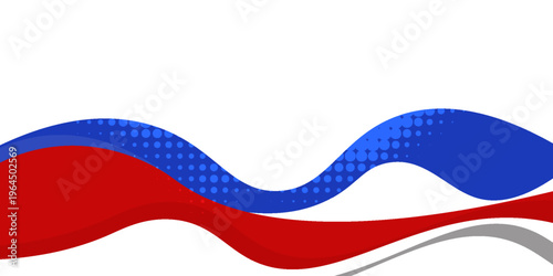 Racing Car sport car branding with racing wrap decal or livery design. Abstract racing graphics blue and red backround