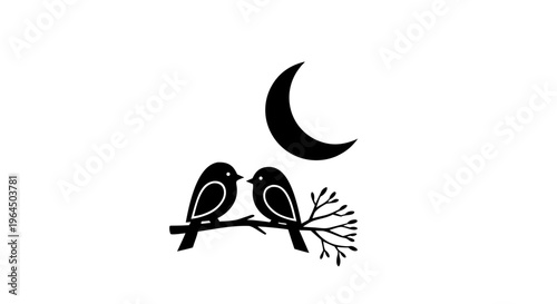 Black tribal vector illustration of a devil skull with horns and crossbones symbol for a tattoo logo design