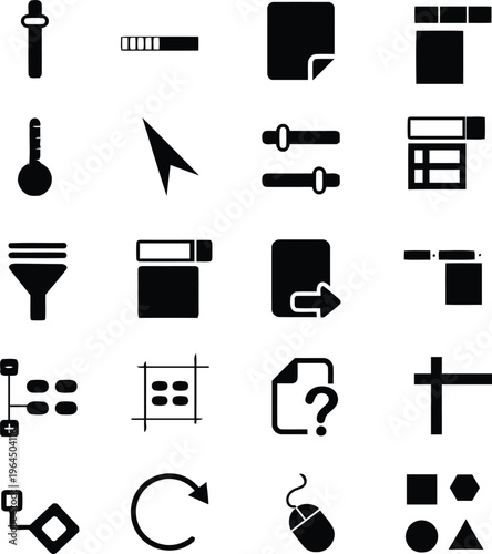vector interface icon set collection