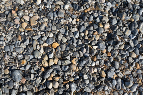 Kieselsteine am Strand, Hintergrundbild