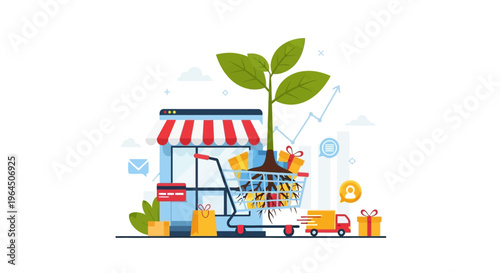 E-commerce Growth & Digital Marketing Strategy: Online Shopping Development, Sales, and Delivery Logistics