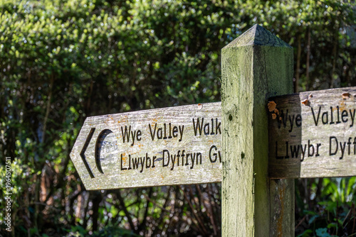 wye valley walk sign