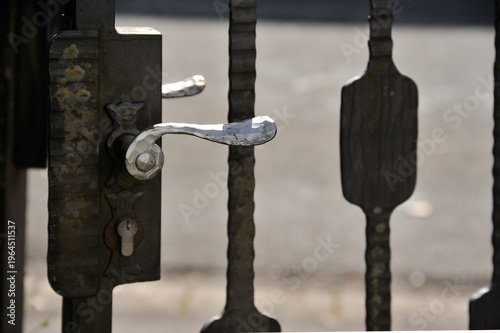 Türgriff an einem Gartentor